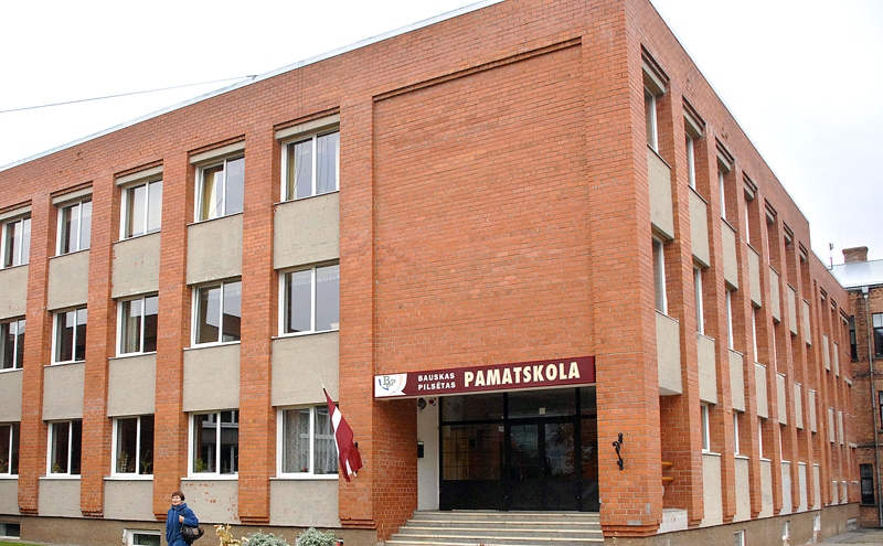 Bauskas pilsētas pamatskola.
Autors: no «Bauskas Dzīves» arhīva