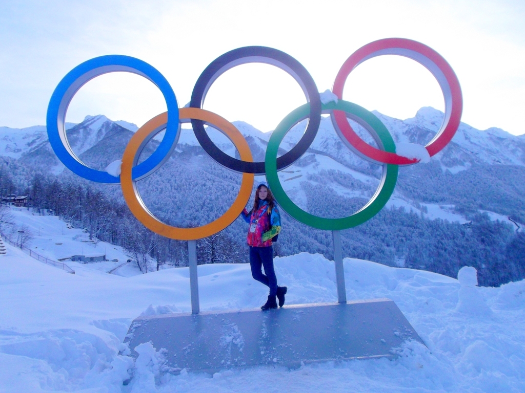 Katrina Mertsa olimpiādes norises vietā.
Autors: No albuma.