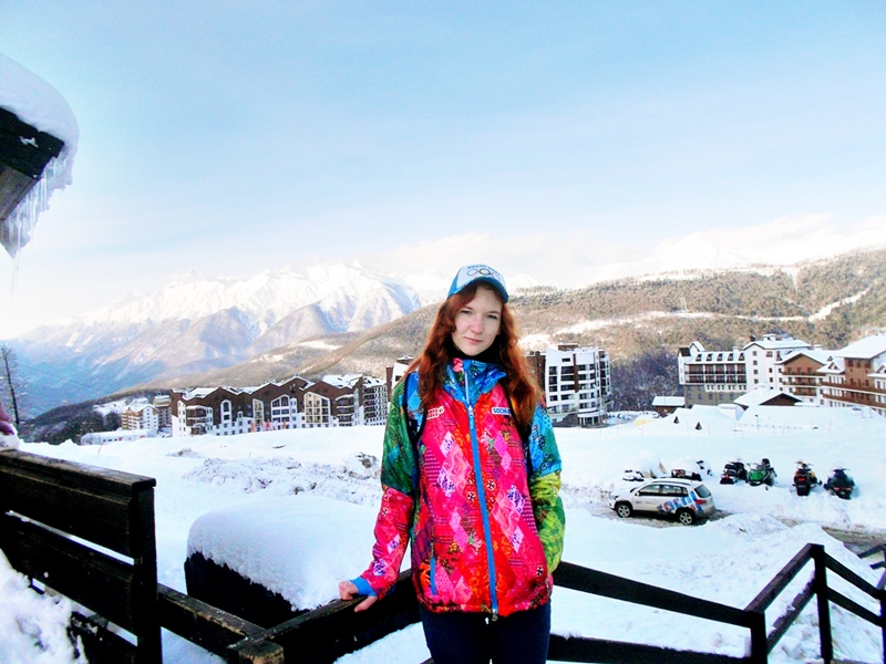 Katrina Mertsa olimpiādes norises vietā.
Autors: no personiskā albuma