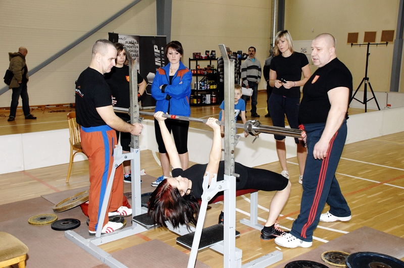 Bauskas komanda izmēģina sacensību aprīkojumu.
Autors: Ivars Bogdanovs