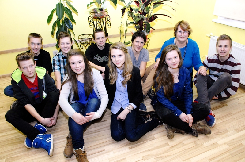 Vecsaules pamatskolas 9. klase.
Autors: Foto – Ivars Bogdanovs