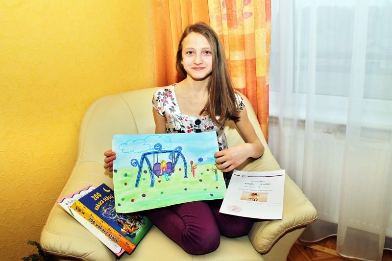 Annijas Kuzmas zīmējums atzīts par labāko konkursā «Manas sapņu šūpoles». 
Autors: Uldis Varnevičs