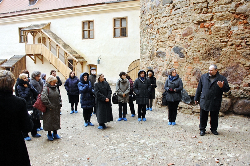 Pils restaurācijas gaitu Bauskā interesenti iepazīst īpaši rīkotā Atvērto durvju dienā.
Autors: Foto – Ivars Bogdanovs