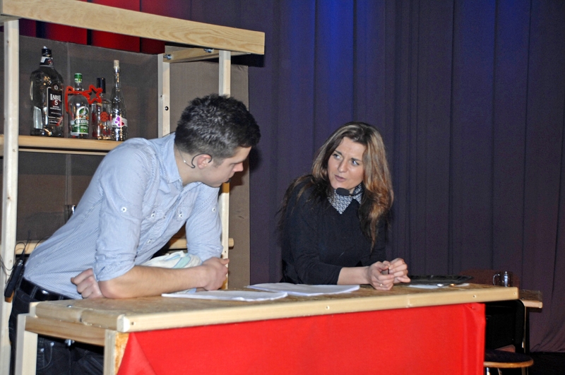 Galvenajās lomās Sabīne Berezina un Mārtiņš Jātnieks. 
Autors: Ivars Bogdanovs