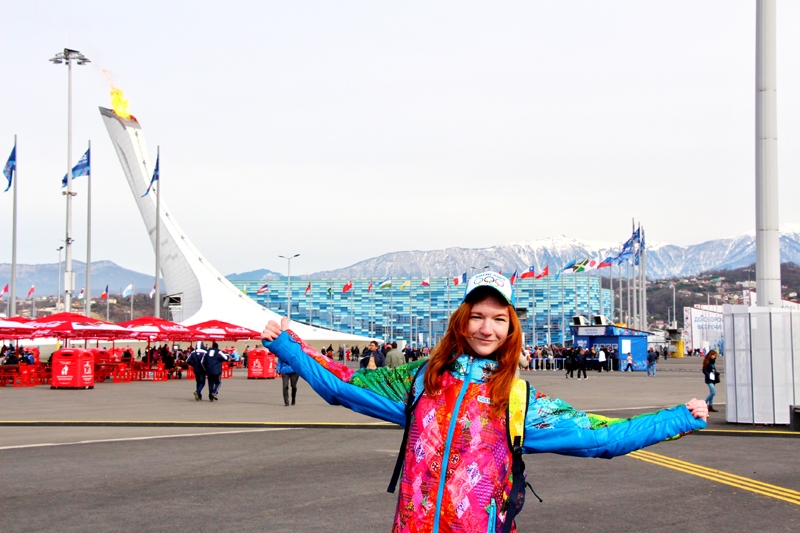 Katrina Mertsa Olimpiskajā stadionā Sočos.
Autors: Foto no personiskā albuma.