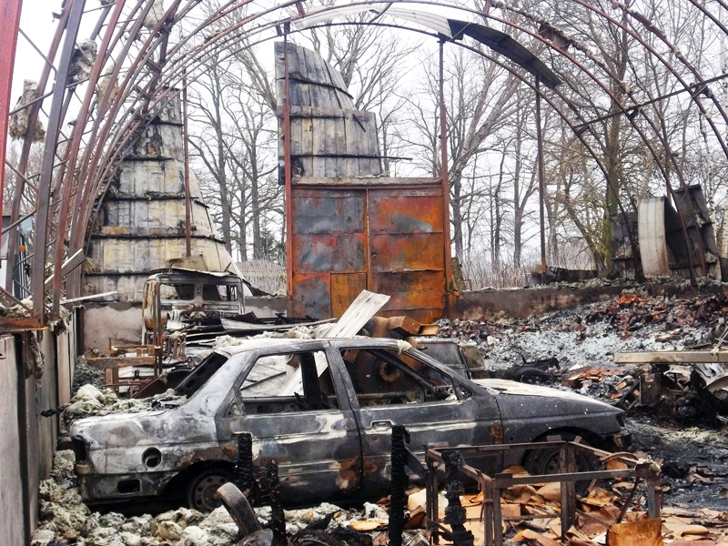 Uguns postījumi piektdienas vakarā Gailīšu pagastā.
Autors: Foto – Sandra Danosa