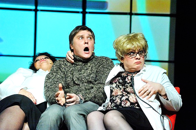 Skats no humora šova «Sievietes, sievietes...».
Autors: Publicitātes foto.