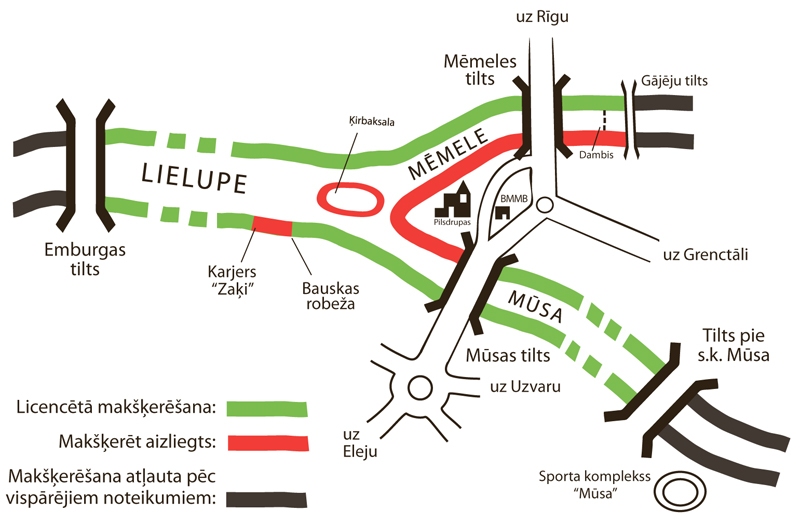Vimbu licencēto makšķerēšanas vietu shēma.
Autors: Autors – Valērijs Gabrāns