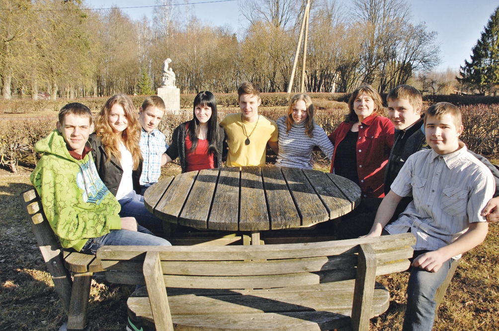 Mežgaļu pamatskolas 9. klase.
Autors: Foto – Ivars Bogdanovs