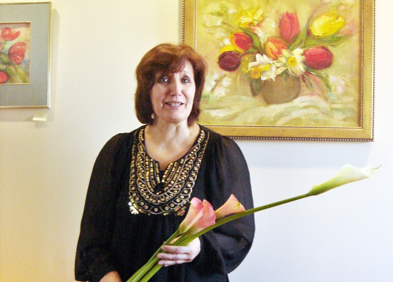 Līga Valnere izstādes atklāšanā Aizkrauklē.
Autors: Foto – Kristīne Selane