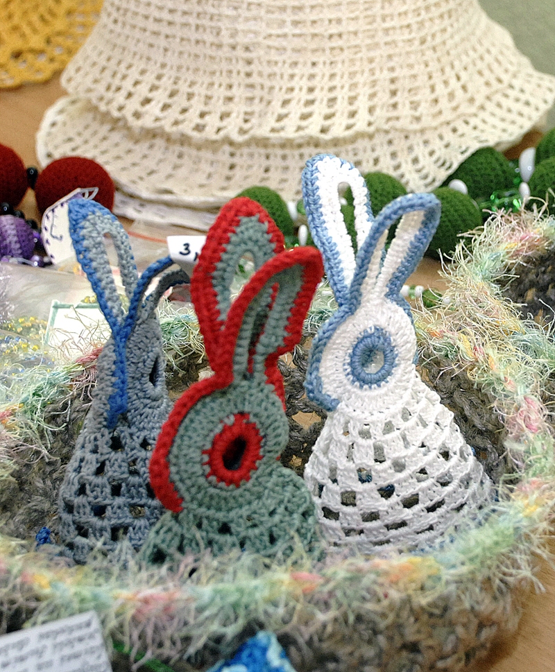 Oriģinālie dekori var lieliski noderēt Lieldienu noskaņas radīšanai. 
Autors: Foto – Ivars Bogdanovs