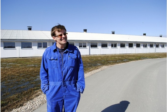 Cūkkopības uzņēmuma SIA «Gaižēni» īpašnieks Alekss Rasmusens.
Autors: No arhīva.