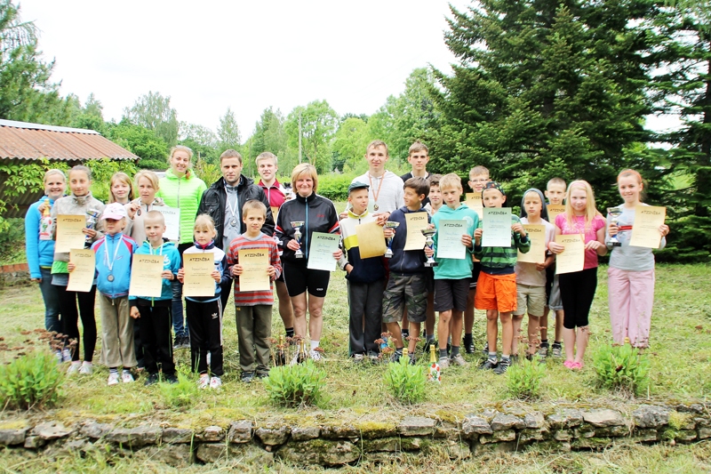 «Kurmenes skrējiena 2014» dalībnieki. 
Autors: Foto – Uldis Varnevičs