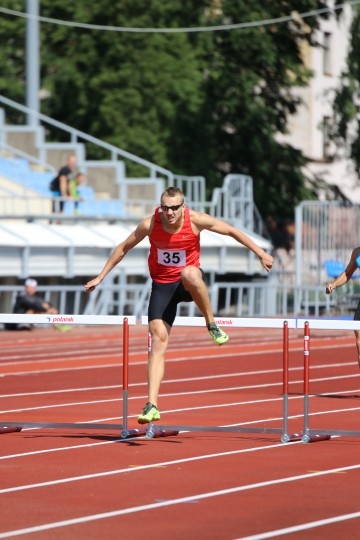 Jānis Baltušs 400 metru barjerskrējienā izpildīja Eiropas čempionāta normatīvu. 
Autors: lat-athletics.lv, Baiba Ralle. 