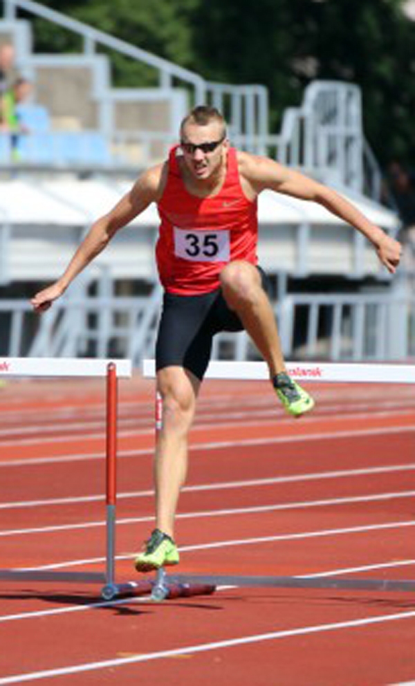 Jānis Baltušs 400 metru barjerskrējienā izpildīja Eiropas čempionāta normatīvu.
Autors: lat-athletics.lv, Baiba Ralle