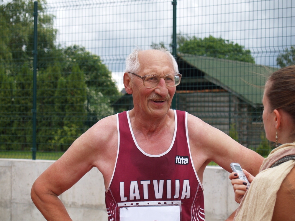 Soļošanas veterāns jubilārs Ojārs Pārums.
Autors: Antra Ērgle