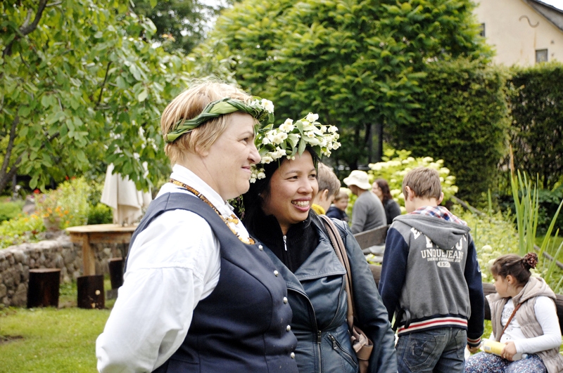 Jāņa bērni Rundālē bija sabraukuši no malu maliņām, arī no tālās Āzijas.
Autors: Foto – Ivars Bogdanovs