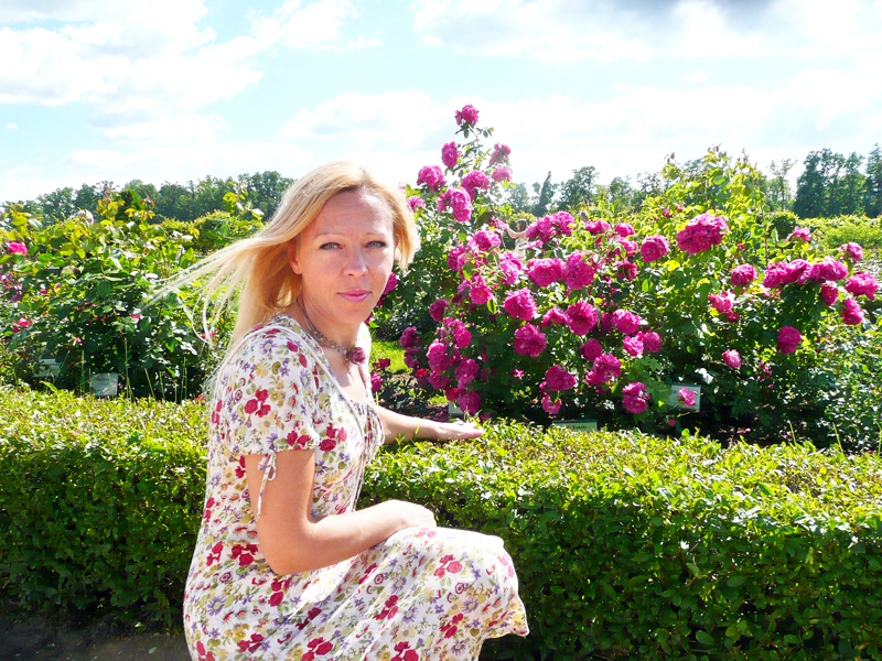 Dace Praulīte novērtē dabas krāšņumu. 
Autors: no personiskā albuma