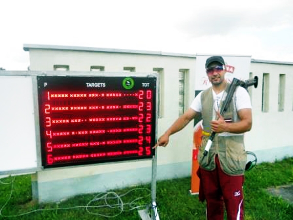 Dainis Upelnieks pēc veiksmīgi aizvadītā fināla.
Autors: no D. Upelnieka albuma