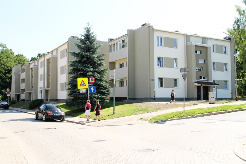 Plūdoņa ielas 58. ēkai Bauskā pabeigta renovācija. 
Autors: Uldis Varnevičs