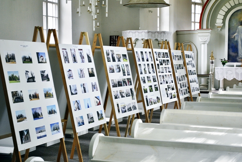 Valles luterāņu baznīcas pastāvīgā vēstures ekspozīcija. 
Autors: Māris Krūmiņš