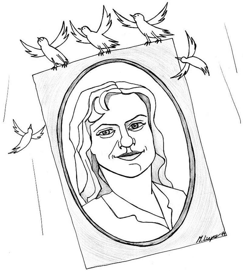 DACE BRIMERBERGA – brīva no problēmām.
Autors: Zīmējums – MARTA LIEPA