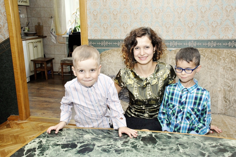 Andas Niedras galvenā vērtība un prieks dzīvē ir viņas dēlēni Rihards un Eduards. 
Autors: Ivars Bogdanovs