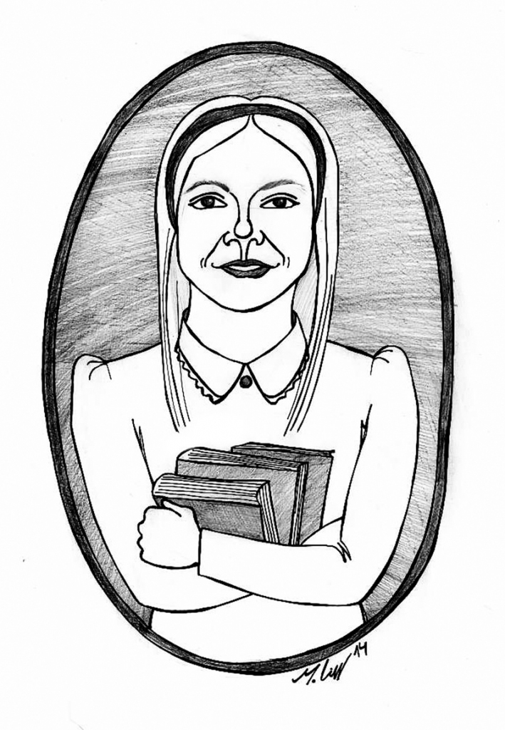 Aija Jaunmuktāne, «Izaugsmes» līdere, uzaugusi Bauskas novada Īslīces pagastā.
Autors: Zīmējums – Marta Liepa