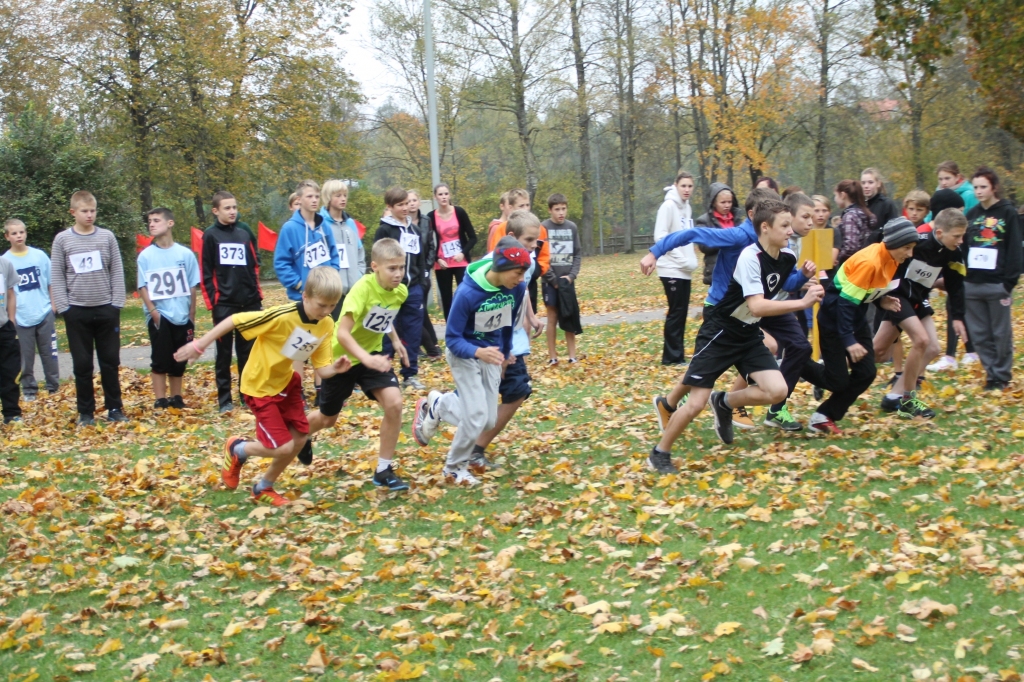 Distancē dodas 2001. gadā dzimuši zēni.
Autors: Uldis Varnevičs