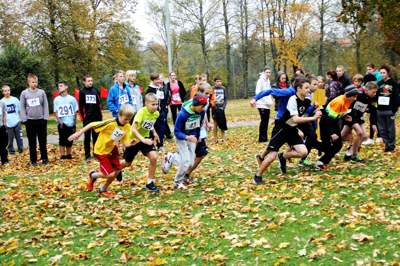 Distancē dodas 2001. gadā dzimuši zēni.
Autors: Uldis Varnevičs