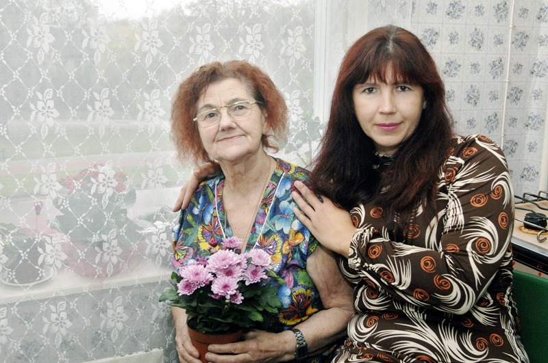 Ārija Meijere kopā ar meitu Anitu.
Autors: Ivars Bogdanovs