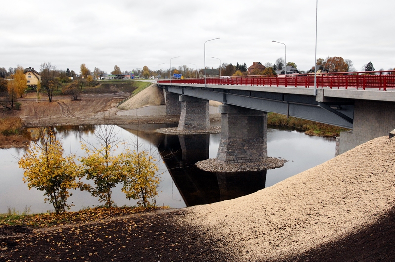 Jaunā tilta pār Mūsu garums ir 115 metru.
Autors: Ivars Bogdanovs
