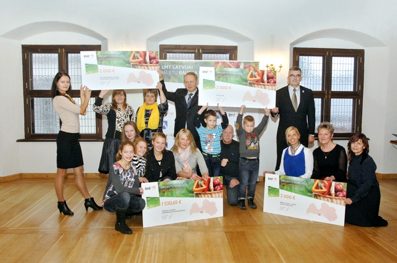 Uzvarētāji «Latvijas Mobilā telefona» projektu konkursā «LMT Bauskai».
Autors: Ivars Bogdanovs