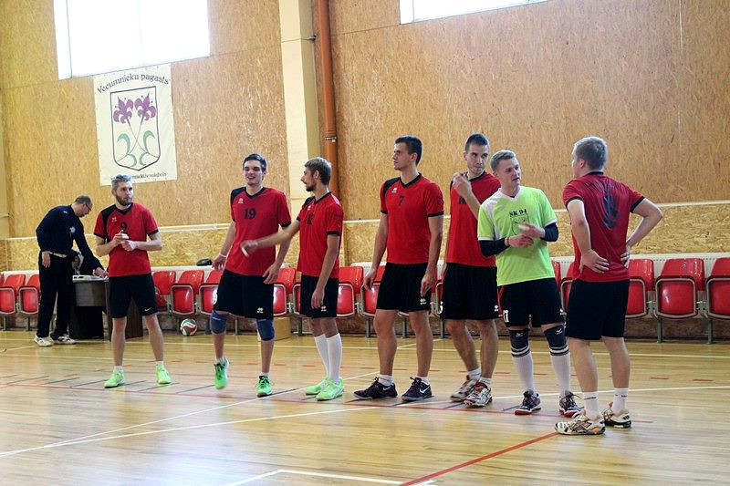 Vecumnieku komanda pirms spēles sākuma.
Autors: no komandas albuma