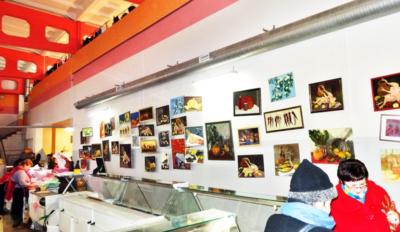 Ekspozīcija Bauskas Bauzes tirgus gaļas nodaļā.
Autors: Jeļena Forste