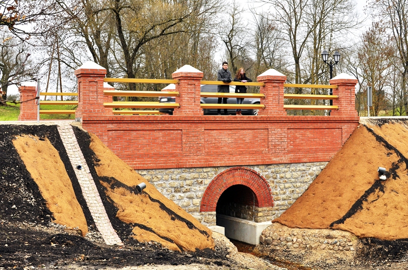 Rekonstruētais Riju strauta tilts.
Autors: Jānis Vīlaks