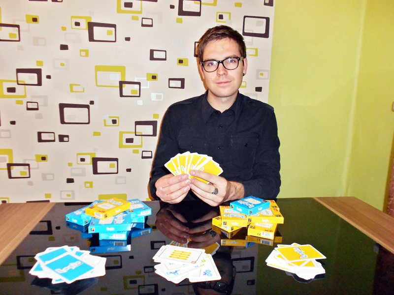 Kristaps Auzāns rekomendē savu spēli kā lielisku laika pavadīšanas nodarbi ģimenes un draugu kompānijā. 
Autors: no personiskā albuma