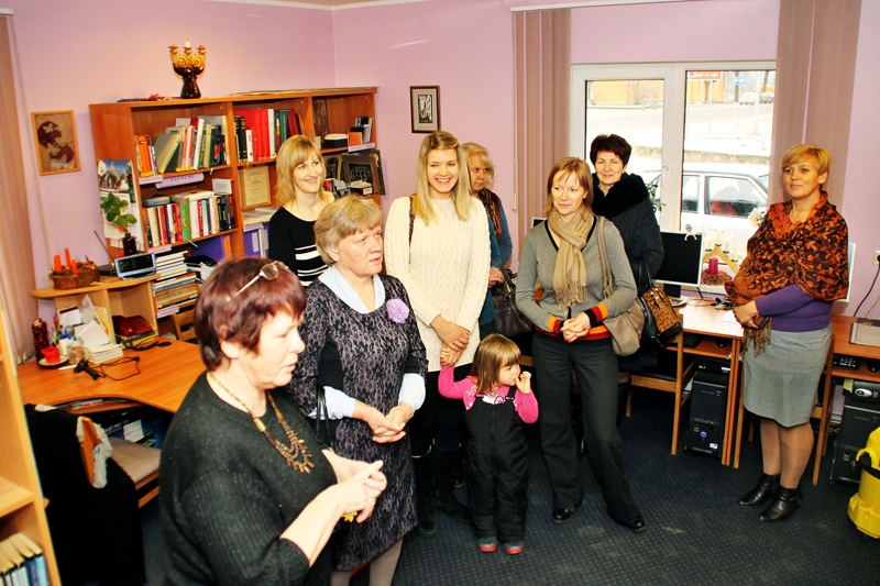 Bārbelē Eleonoras Maisakas (otrā no kreisās) vadītā grupa iedrošināja uzņēmējus un dalījās pieredzē.
Autors: Uldis Varnevičs