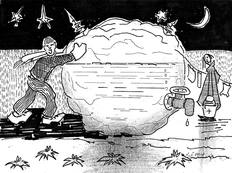 Autors: Zīmējums – Laimonis Šulcs