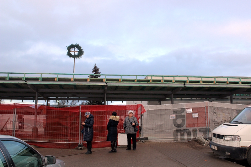 Autoostas nojumes un platformas rekonstrukcijas gaitā nosvinēti spāru svētki.
Autors: Antra Ērgle