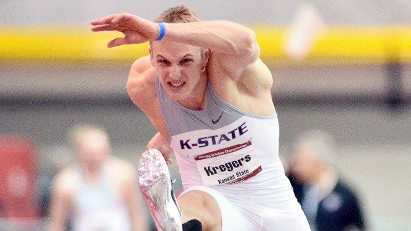 Reinis Krēgers pirmajās jaunā gada sacensībās sasniedzis personisko rekordu. 
Autors: no lat-athletics.lv