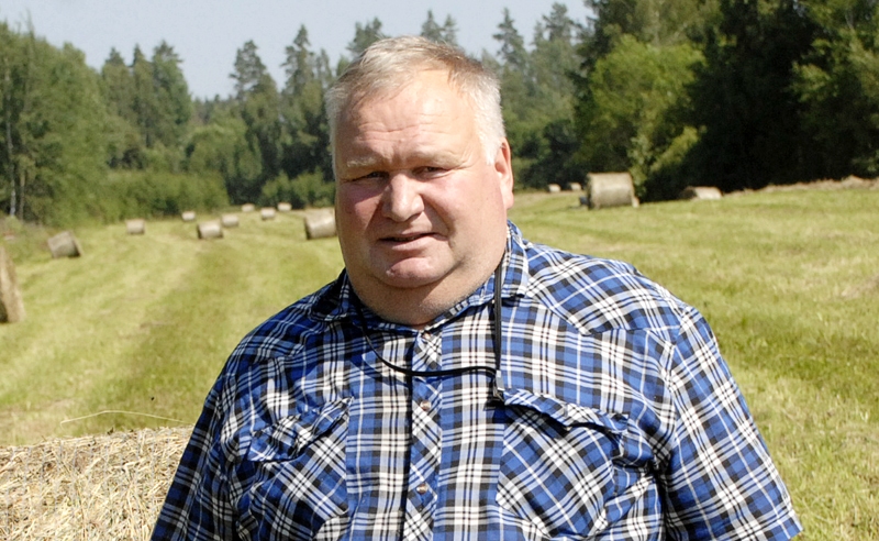 Ilgonis Mašinskis, bioloģiskās piensaimniecības «Zālītes» īpašnieks. 
Autors: no «Bauskas Dzīves» arhīva