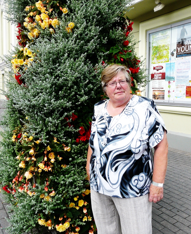 Daina Rudzīte Ventspilī. 
Autors: no ģimenes albuma