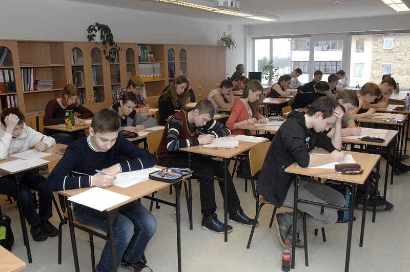 Bauskas un Rundāles novada labākie matemātiķi sacenšas olimpiādē. 
Autors: Ivars Bogdanovs