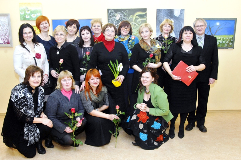 Izstādes atklāšanā.
Autors: Ivars Bogdanovs