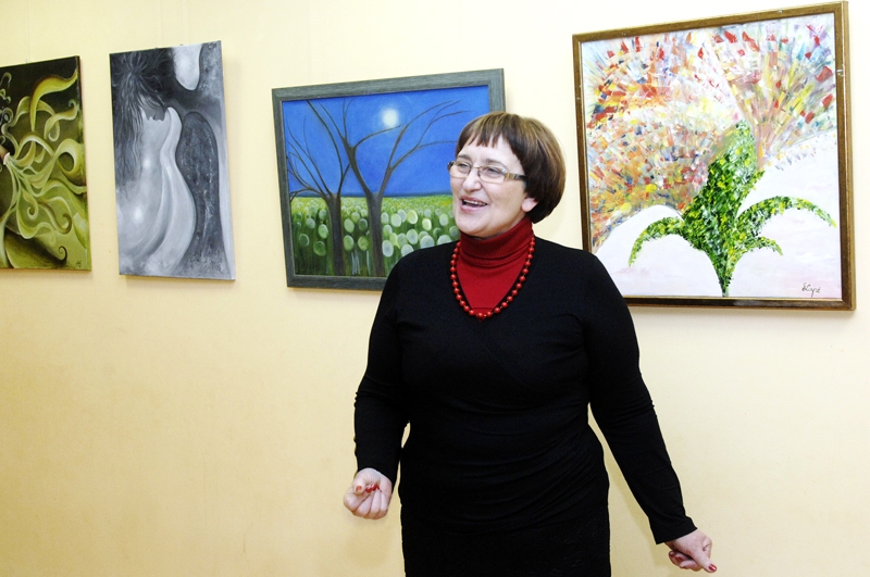 Laimute Veličkiene, Pakrojas pilsētas gleznošanas studijas vadītāja.
Autors: Ivars Bogdanovs