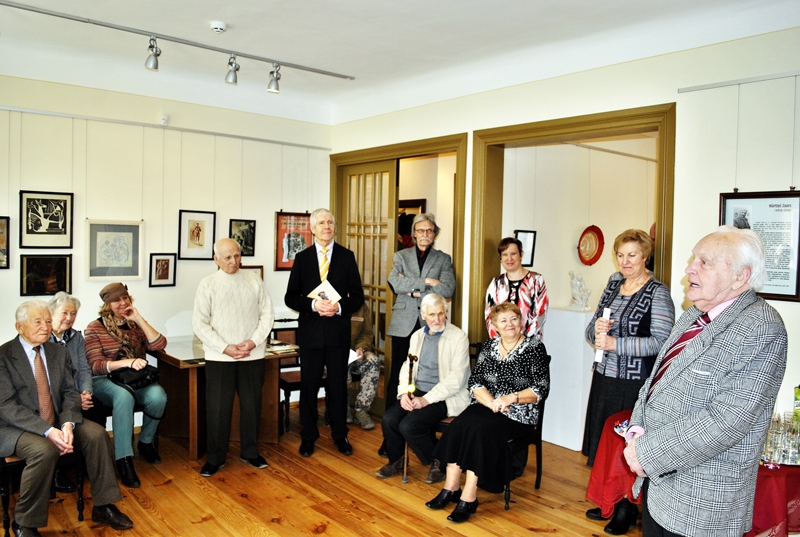 Izstādi atklāj žurnālists Gunārs Kušķis.
Autors: Māris Krūmiņš