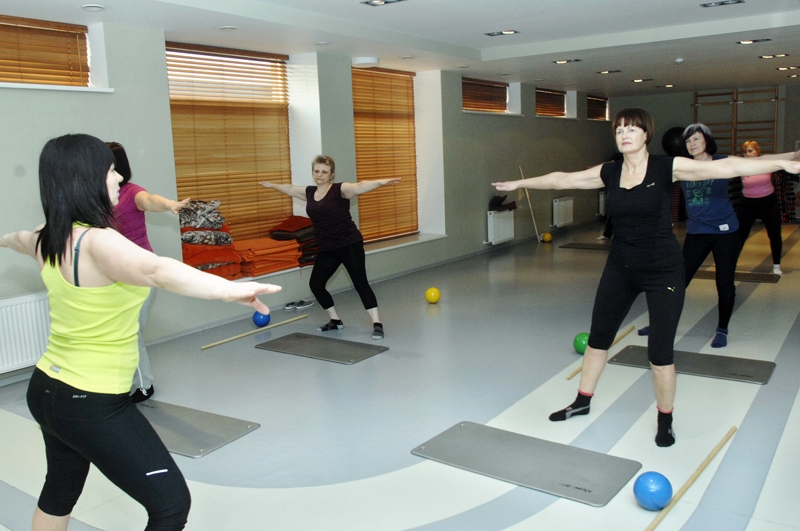 Treniņš uzlabo katras vingrotājas veselību un garastāvokli.
Autors: Ivars Bogdanovs