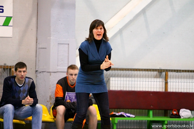 «Bauskas BJSS» komandas trenere Līga Rimševica.
Autors: sportsbauska.lv
