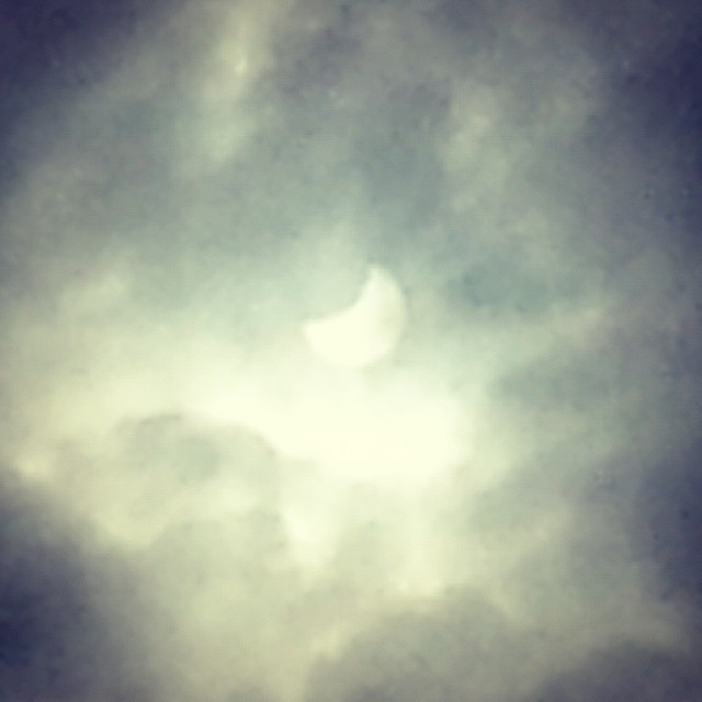 Saules aptumsums Iecavā 20. martā ap pulksten 12.

Autors: No albuma.